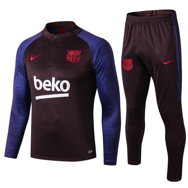 Chandal Niños Barcelona 2019-2020 Rojo Marino Purpura